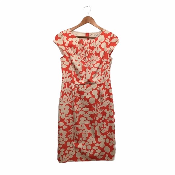 Boden 8 Olivia Floral Cotton Shift Dress - Picture 3 of 9